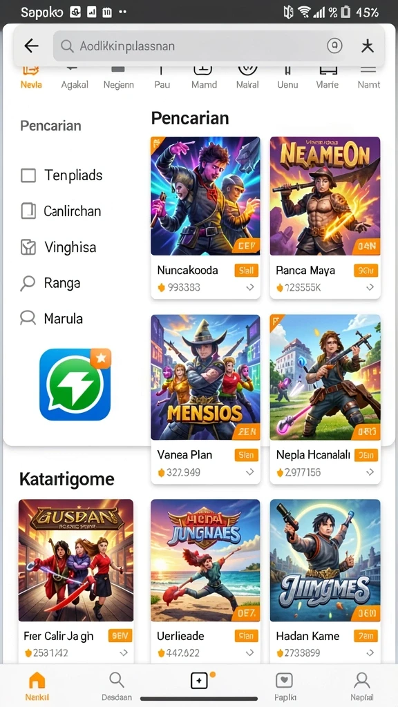 bigbet78 - Screenshot aplikasi BIGBET78 menampilkan antarmuka yang menarik.