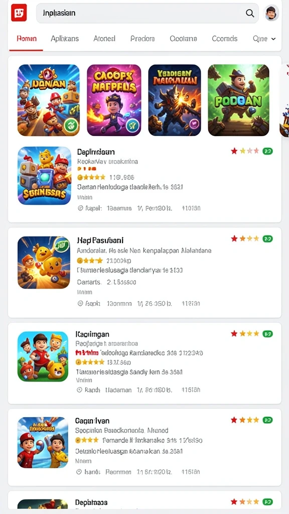 cinasipit - Tampilan antarmuka yang menarik dan mudah digunakan.