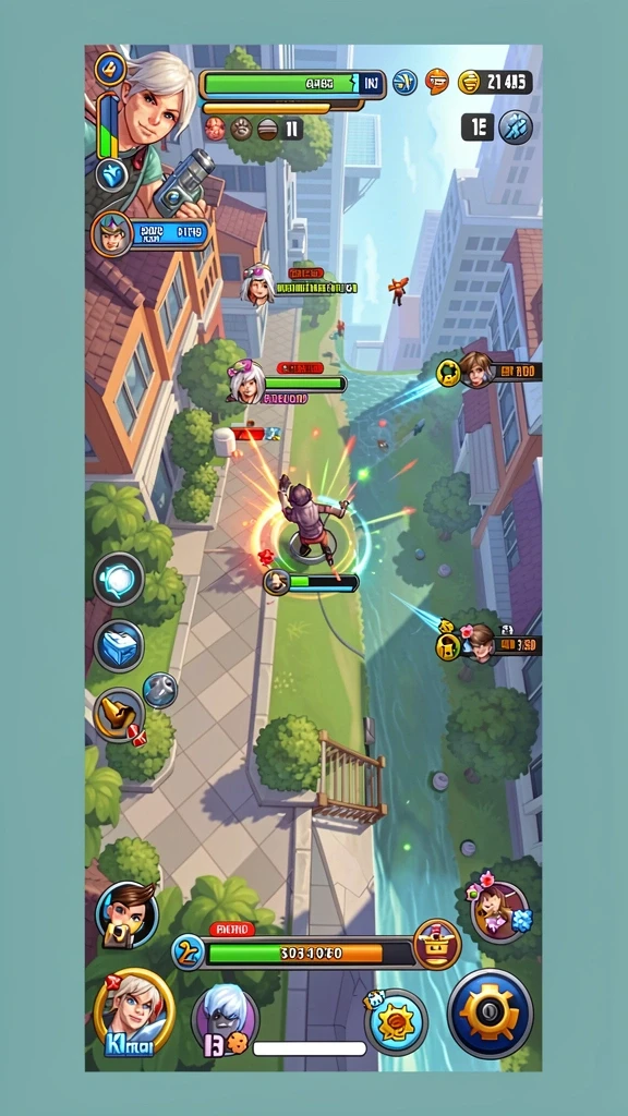 oce69 - Pemandangan level yang menantang dan berwarna.